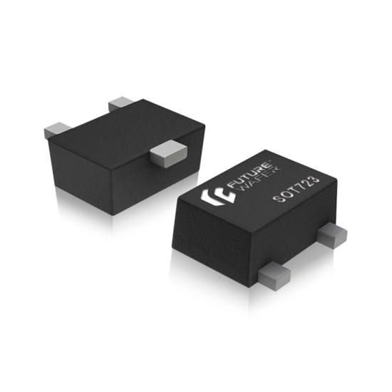 -50V , R1 = 10kΩ , R2 = 47kΩ , SOT723 PNP Digital Transistors-FDTA114YM