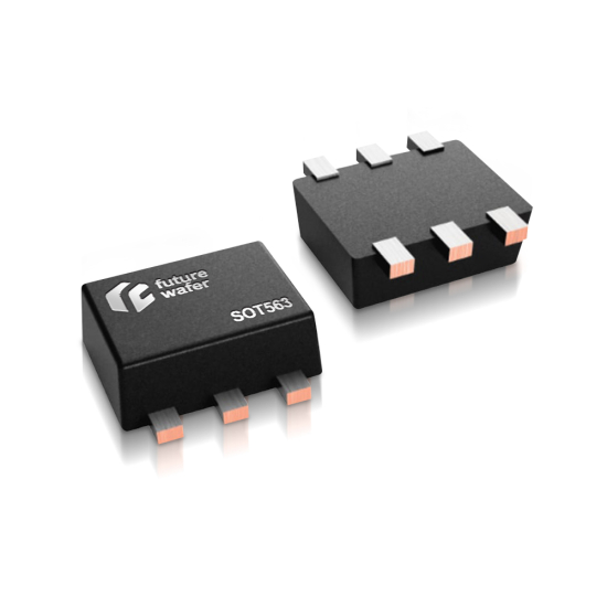 5V , 65W , SOT563 Low Capacitance TVS Array-FDA0561T